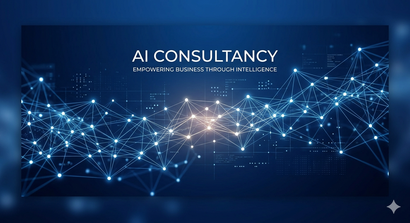 Artificial intelligence consultancy illustration